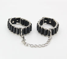 Load image into Gallery viewer, Leather Woven Chain Link Wrist Cuffs