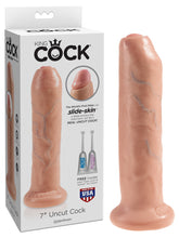 Load image into Gallery viewer, King Cock 7" Uncut Flesh
