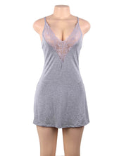 Load image into Gallery viewer, Pajama Set Grey (16-18) 3xl