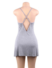 Load image into Gallery viewer, Pajama Set Grey (16-18) 3xl