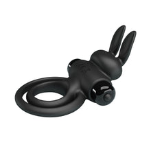 Load image into Gallery viewer, Lawrence Rabbit C & B Ring Black