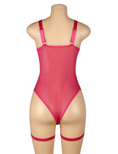 Load image into Gallery viewer, Teddy W/ Garter Ring Pink(16-18) 3xl