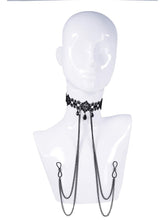 Load image into Gallery viewer, Sex And Mischief Lace Collar With Nipple Ties