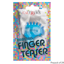 Load image into Gallery viewer, Vibrating Finger Teaser - Blue