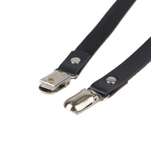 Load image into Gallery viewer, Black Leather Chain Bandage Garter- O/s