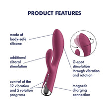 Load image into Gallery viewer, Satisfyer Spinning Rabbit 1 Red