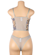 Load image into Gallery viewer, Purple Butterfly Embroidery Set (16-18) 3xl