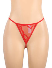 Load image into Gallery viewer, Elegant Red Lace Babydoll(12-14)xl