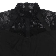 Load image into Gallery viewer, Black Bodysuit W/lace (10-12) L