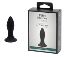 Load image into Gallery viewer, Fifty Shades Of Grey Sensation Rechargeable Vibrating Butt Plug Black
