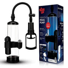 Load image into Gallery viewer, Size Up Vibrating Trigger Penis Pump