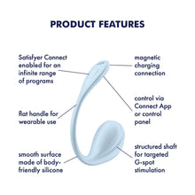 Load image into Gallery viewer, Satisfyer Smooth Petal Light Blue (app)