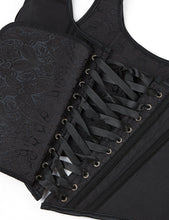 Load image into Gallery viewer, Black Corset 9 Pieces Plastic Bones (8-10) M