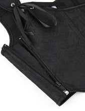 Load image into Gallery viewer, Black Corset 9 Pieces Plastic Bones (8-10) M