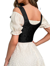 Load image into Gallery viewer, Black Corset 9 Pieces Plastic Bones (8-10) M