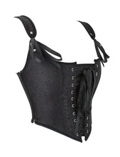 Load image into Gallery viewer, Black Corset 9 Pieces Plastic Bones (8-10) M