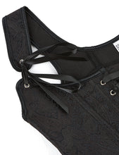 Load image into Gallery viewer, Black Corset 9 Pieces Plastic Bones (8-10) M