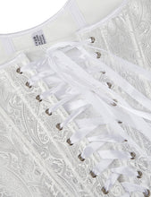 Load image into Gallery viewer, White Corset 9 Plastic Bones (16-18) 3xl