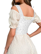 Load image into Gallery viewer, White Corset 9 Plastic Bones (14-16) 2xl