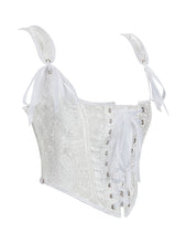 Load image into Gallery viewer, White Corset 9 Plastic Bones (14-16) 2xl
