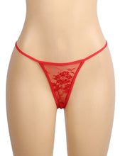 Load image into Gallery viewer, Red Eyelash Lace Push Up Nightdress(10-12) L