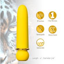 Load image into Gallery viewer, Maia Jaguar Bullet Vibrator Yellow