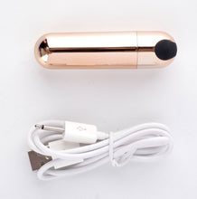 Load image into Gallery viewer, Maia Jessi Rose Gold Rechargeable Bullet