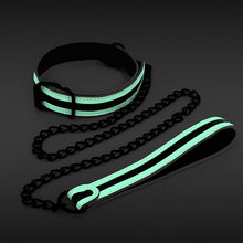 Load image into Gallery viewer, Glo Bondage Collar And Leash