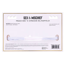 Load image into Gallery viewer, S & M Peaches N Creame Blindfold