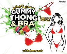 Load image into Gallery viewer, Sweet And Sour Gummy Thong And Bra