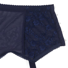 Load image into Gallery viewer, Blue Lace Garter Panty (16-18) 3xl