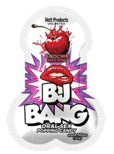 Load image into Gallery viewer, Strawberry B J Bang Oral Sex Popping Candy