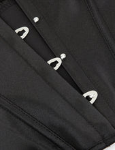 Load image into Gallery viewer, Black Boned Corset Ribbon Halter (14-16) 3xl