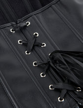 Load image into Gallery viewer, Black Zippered Corset (8-10) M