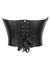 Load image into Gallery viewer, Black Zippered Corset (8-10) M