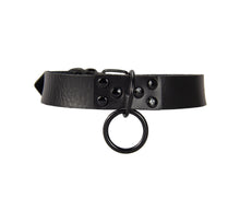 Load image into Gallery viewer, Faux Leather Collar With Ring