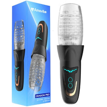 Load image into Gallery viewer, Dragon Pro - Rotating Male Masturbator Black