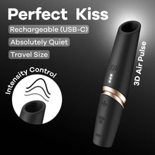 Load image into Gallery viewer, Satisfyer Perfect Kiss Black