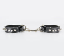Load image into Gallery viewer, Unlined Leather Wrist Restraints With Spikes