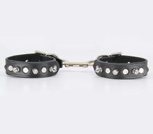 Load image into Gallery viewer, Unlined Leather Wrist Restraints With Spikes