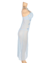Load image into Gallery viewer, Split Thigh Butterfly Dress Blue (14) Xl