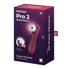 Load image into Gallery viewer, Satisfyer Pro 2 Gen 3 - Wine Red