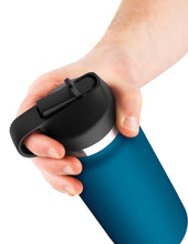 Load image into Gallery viewer, Pdx Plus Fuck Flask Private Pleaser Blue/ Brown