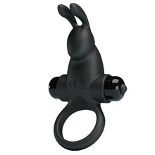 Load image into Gallery viewer, Larry Rabbit C Ring Black