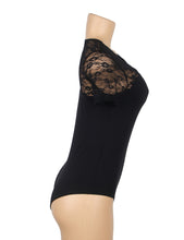 Load image into Gallery viewer, Black Lace Bodysuit (12) L