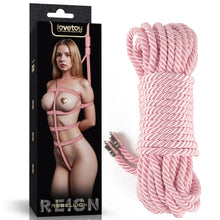Load image into Gallery viewer, Rebellion Reign Rose 10m Silky Bondage Rope Pink