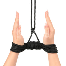 Load image into Gallery viewer, Rebellion Reign Ebony 10m Silky Bondage Rope Black