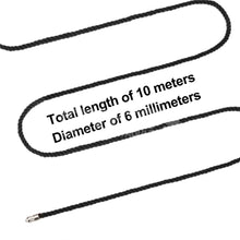 Load image into Gallery viewer, Rebellion Reign Ebony 10m Silky Bondage Rope Black