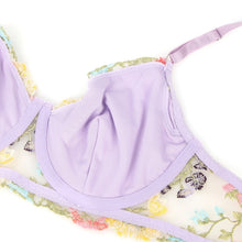 Load image into Gallery viewer, Purple Embroidered Bra Set (12-14) Xl
