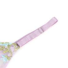 Load image into Gallery viewer, Purple Embroidered Bra Set (8-10) M